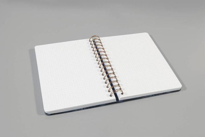 Actual product image Jolie Spiral notebook (A5, Checked, Hardcover)