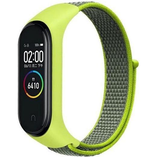 Beline pasek Mi Band 7/6/5/4/3 NylonLoop żółty/yellow (Nylon), Cinturini per orologi, Giallo