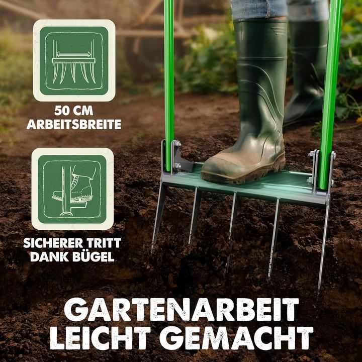 Actual product image Garlingo Grabegabel mit Trittbügel (50cm)