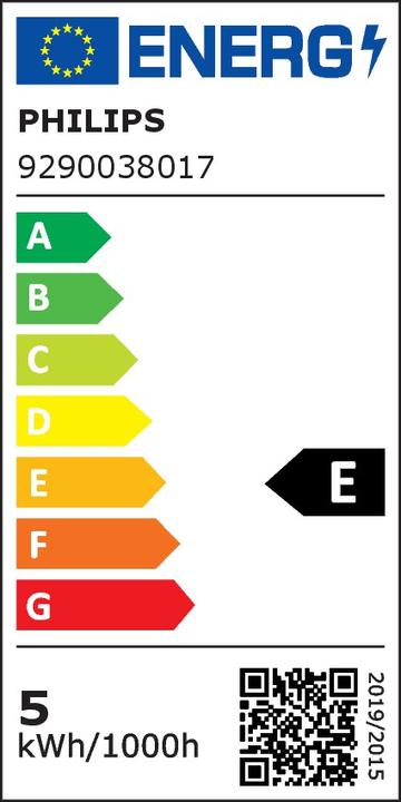 Energie-Label Philips weiss (G5, 4.50 W, 600 lm, 12 x, E)