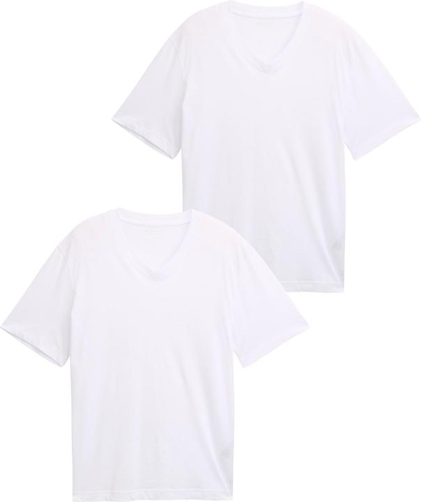 Produktbild Tom Tailor T-Shirts mit V-Ausschnitt im 2er-Pack (S)