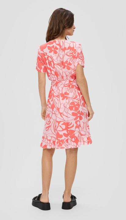 Produktbild s.Oliver Kleid Midi-Kleid mit Volants (32)