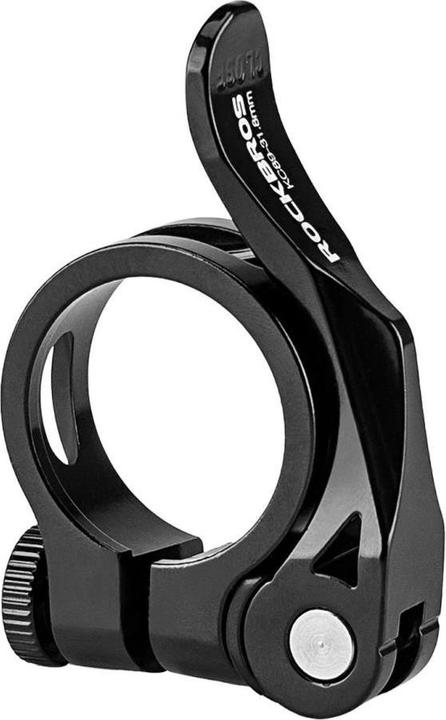Rockbros 41210092001 bicycle seat clamp with quick release - black