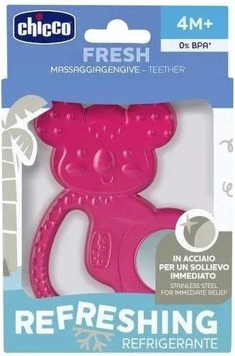 Productafbeelding Chicco Verkoelende bijtring met roestvrij stalen hak - KOALA PINK - 4m+