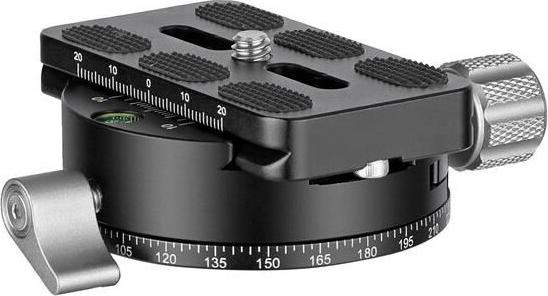 Leofoto PAN-02 Panning Clamp + QP70 Plate + Bag (Panoramakopf)