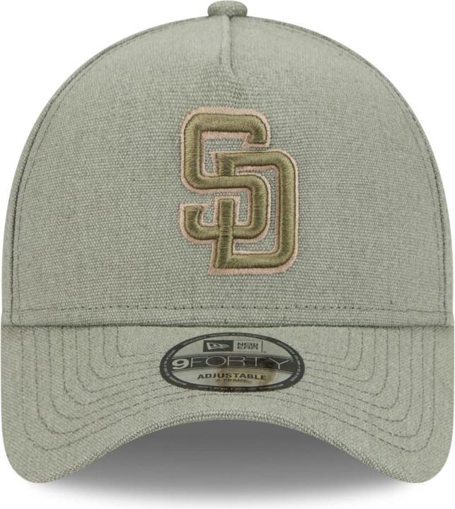 Image du produit New Era A-Frame Trucker Lin Cap - San Diego Padres olive (Taille unique)