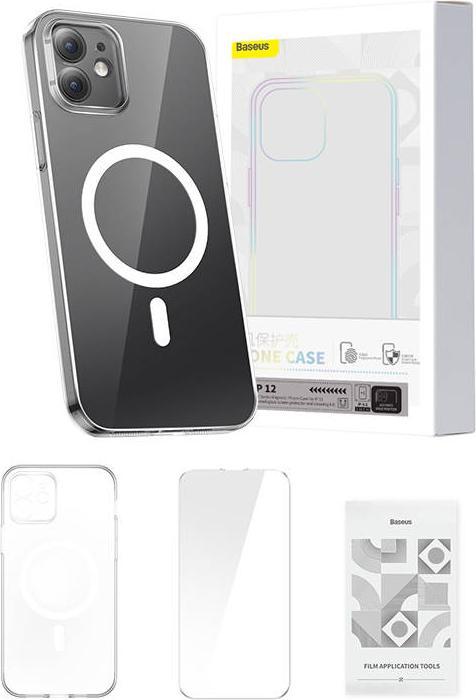 Baseus Phone case Magnetic Crystal Clear for iPhone 12