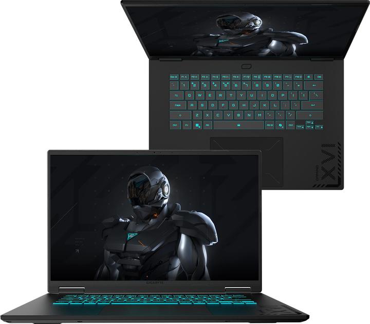 Actual product image Gigabyte GAMING A16 CVH i7-13620H 16 GB RTX 5060 W11H (16", Intel Core i7-13620H, 16 GB, 1000 GB, DE)