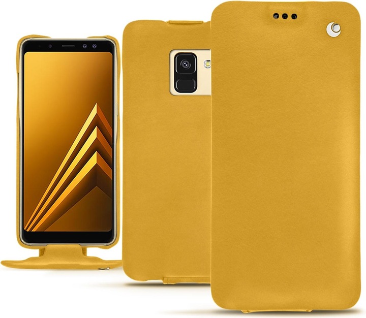 Produktbild Noreve Lederschutzhülle vertikal (Samsung Galaxy A8+)