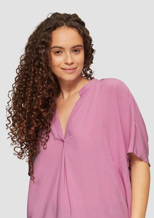 Actual product image S.Oliver Bluse Loose-Fit-Bluse mit Stehkragen (44)