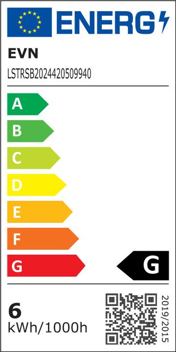 Energie-Label EVN LED-Lichtband (RGBW, 500 cm, Indoor)
