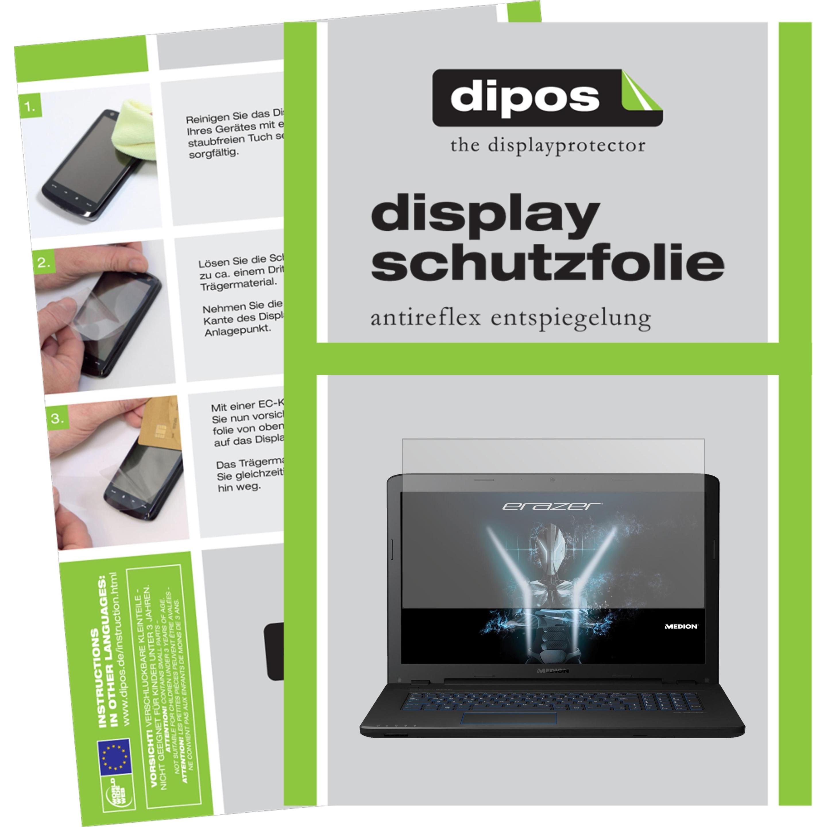 Dipos Displayschutzfolie Antireflex (2 Stück, P7652), Tablet Schutzfolie