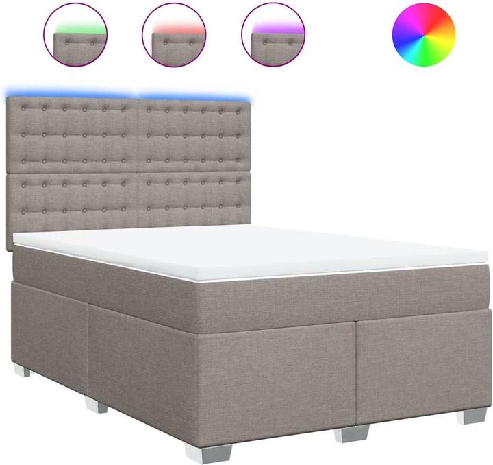 Actual product image vidaXL Boxspringbett (140 x 190 cm)