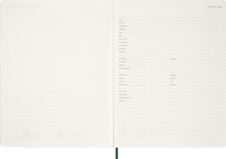 Actual product image Moleskine Woka (21.5 x 28 cm, English)