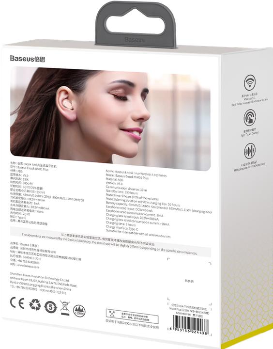 Produktbild Baseus Encok WM01 Plus (ANC, Kabellos)