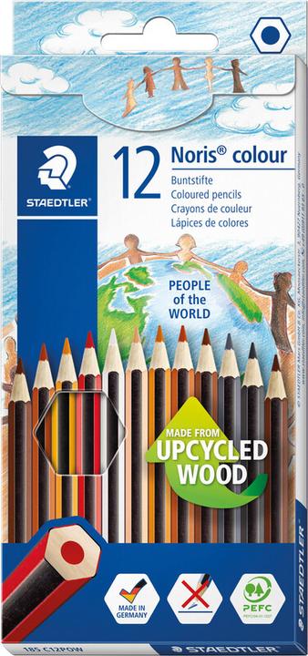 Actual product image Staedtler Noris colour 185 coloured pencil cardboard box with 12 pieces, assorted, special edition (12 colours, 12 x)