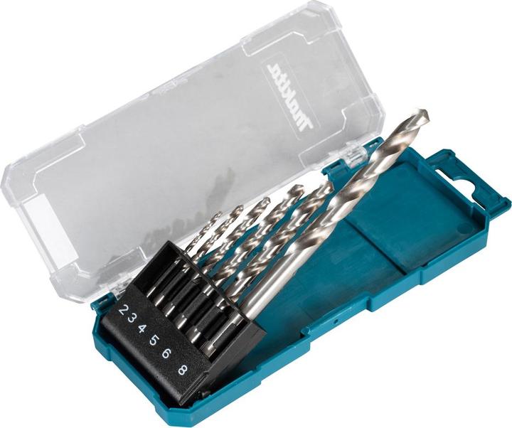 Produktbild Makita Bohrer-Set HSS-G 6-tlg. (2,0 mm, 3,0, 4,0, 5,0, 6,0, 8,0 Millimeter)