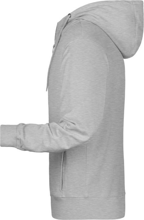 Immagine prodotto James & Nicholson Felpa con Cappuccio e Zip Intera Uomo (XL)