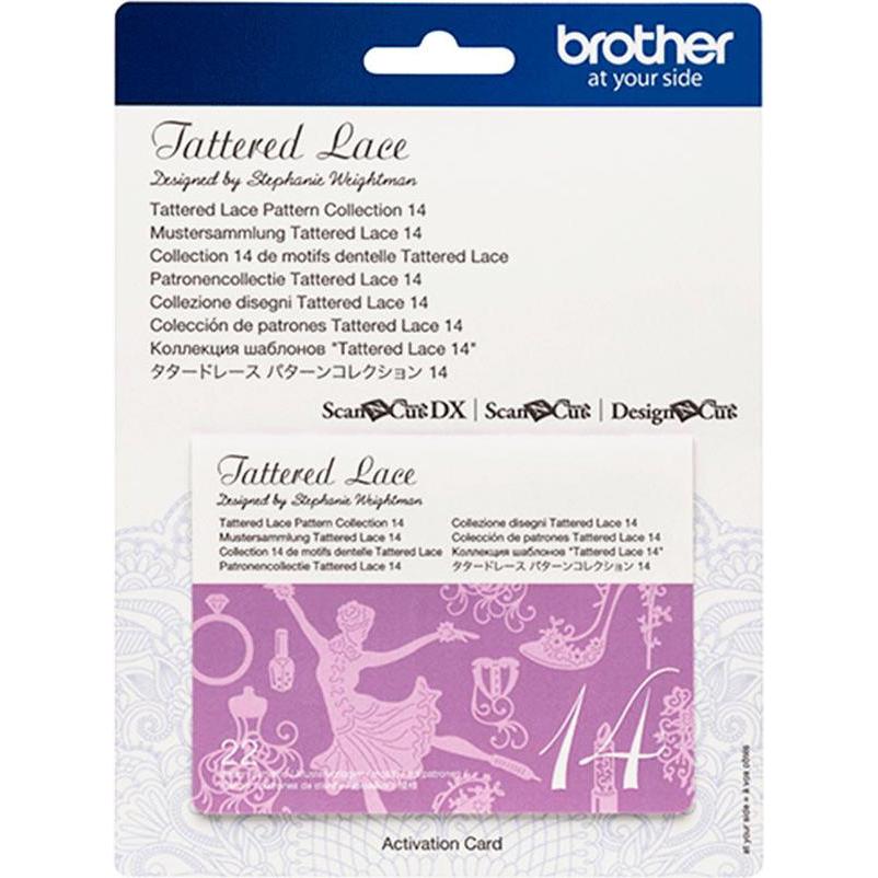Brother Mustersammlung - Tattered Lace Nr. 14 - 22 Designs