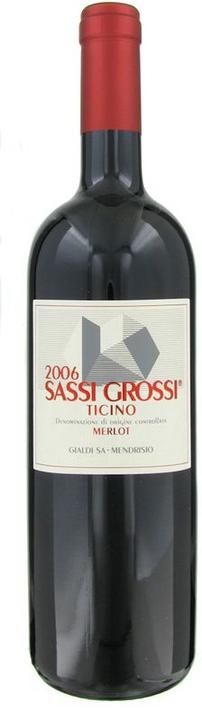 Image du produit Gialdi Merlot Sassi Grossi DOC Ticino barrique vieillissement Magnum (1 x 150 cl, 2022)