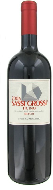 Produktbild Gialdi Merlot Sassi Grossi DOC Ticino Barriques-Ausbau Magnum (1 x 150 cl, 2022)