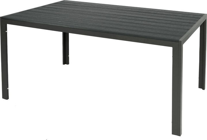 Actual product image Mojawo Nonwood Garden Table Aluminium Anthracite 180x90cm (180 cm)