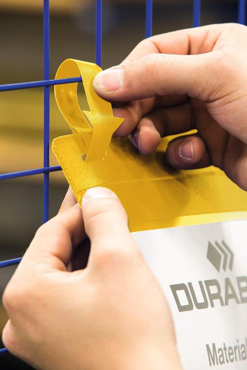 Actual product image Durable Marking pockets with flap (A5, Across, 50 Piece)
