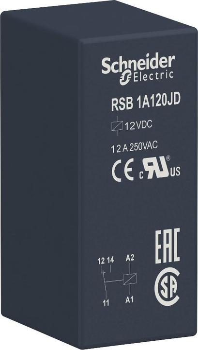 Produktbild Schneider Electric Interface plug-in relay, SPDT, 250 V ac