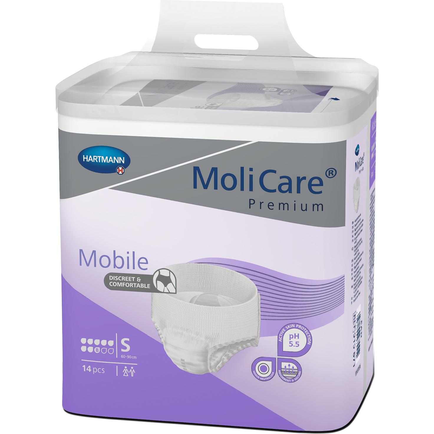 MoliCare, Inkontinenzhygiene, Mobile 8 Inkontinenz Pants (14 x, S)