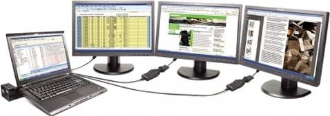 Produktbild Lenovo USB 3.0 zu (DVI, VGA, 8 cm)