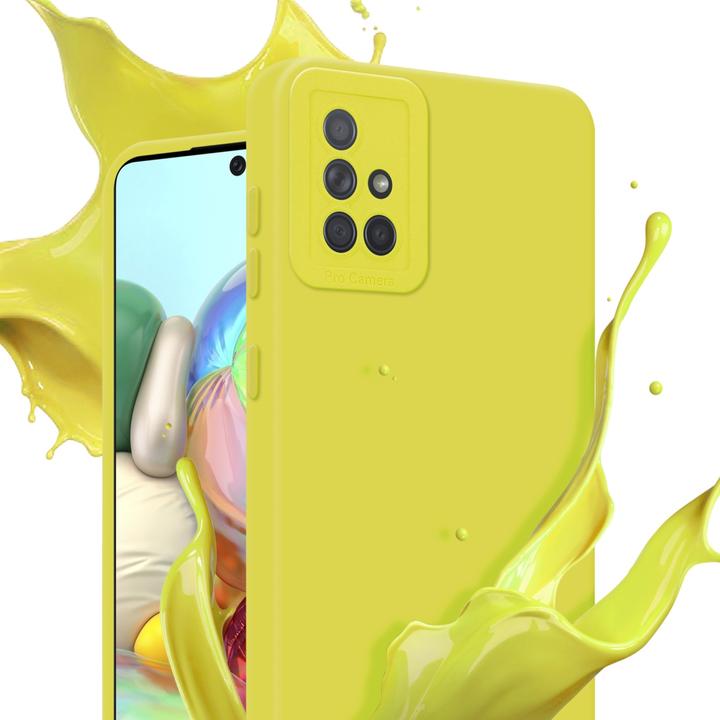 Actual product image Cadorabo Case for Samsung Galaxy A71 4G in TPU Fluid LM162 Style (Samsung Galaxy A71)