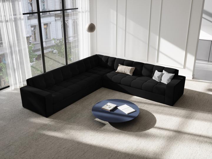 Immagine prodotto CXL by Christian Lacroix Divano angolare simmetrico in velluto, "Yohan", 5 posti, 236x236x72 Realizzato in Europa (Divano ad angolo)