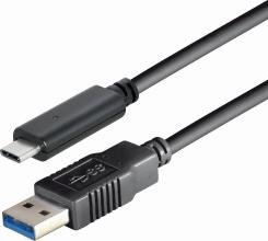 Immagine prodotto No Name USB3.1 C-A ST-ST 1,8m Nero (1.80 m, USB 3.1)
