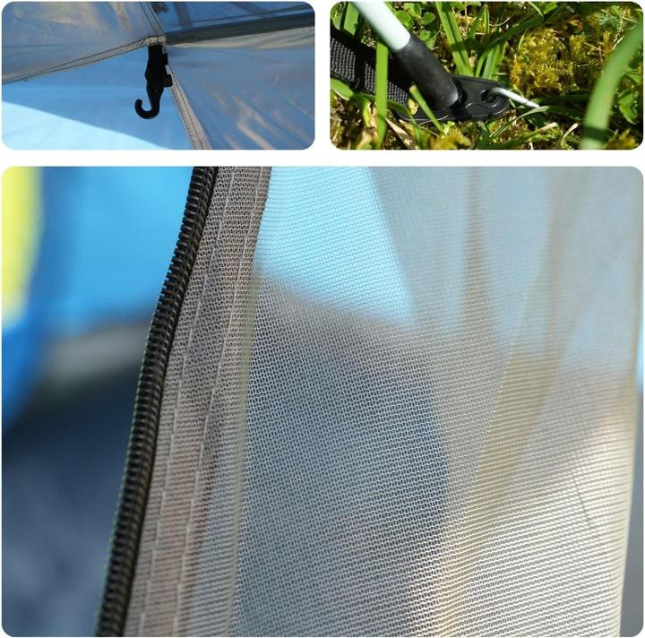 Actual product image Hermex Quick-up tent for 3-4 people Camping tent Automatic tent Festival tent (Inflatable tent, 3.40 kg, 4 persons)