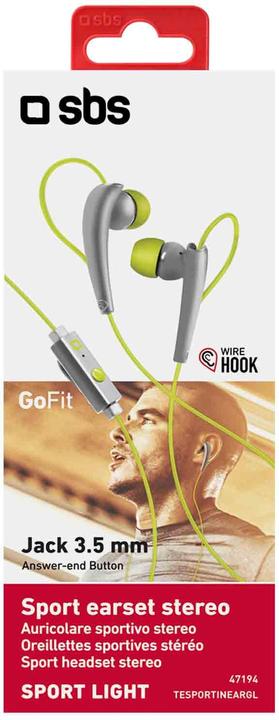 Image du produit SBS Écouteurs stéréo sport intra-auriculaires (Filaire)