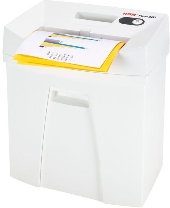 Produktbild HSM Aktenvernichter Pure 2320111 weiss 220/3,9mm (Streifenschnitt)
