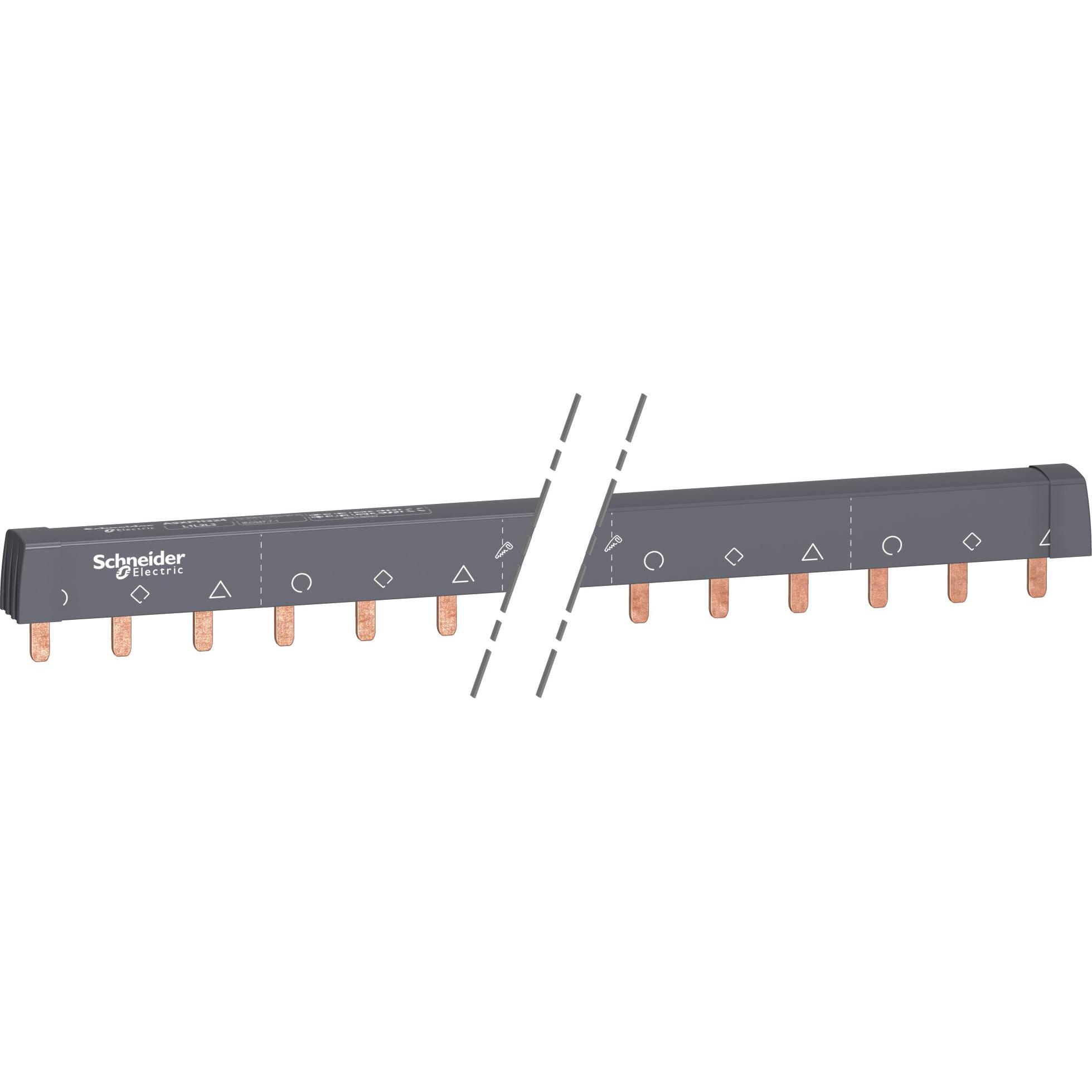 Schneider Electric, Verteilerschrank Zubehör, Acti9 Cutable Comb Busbar 3P 100A 24 Mod