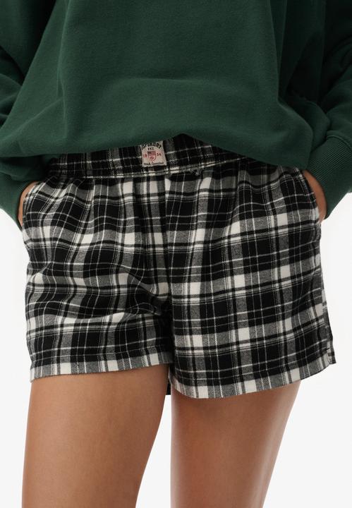Produktbild Superdry Karierte Baumwollshorts mit Elastikbund (XL)
