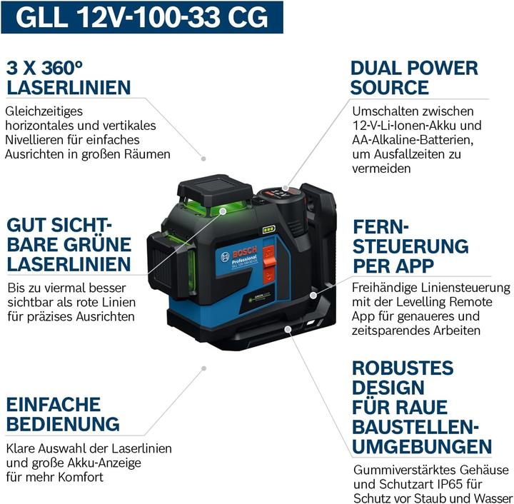 Image du produit Bosch Professional GLL 12V-100-33 CG