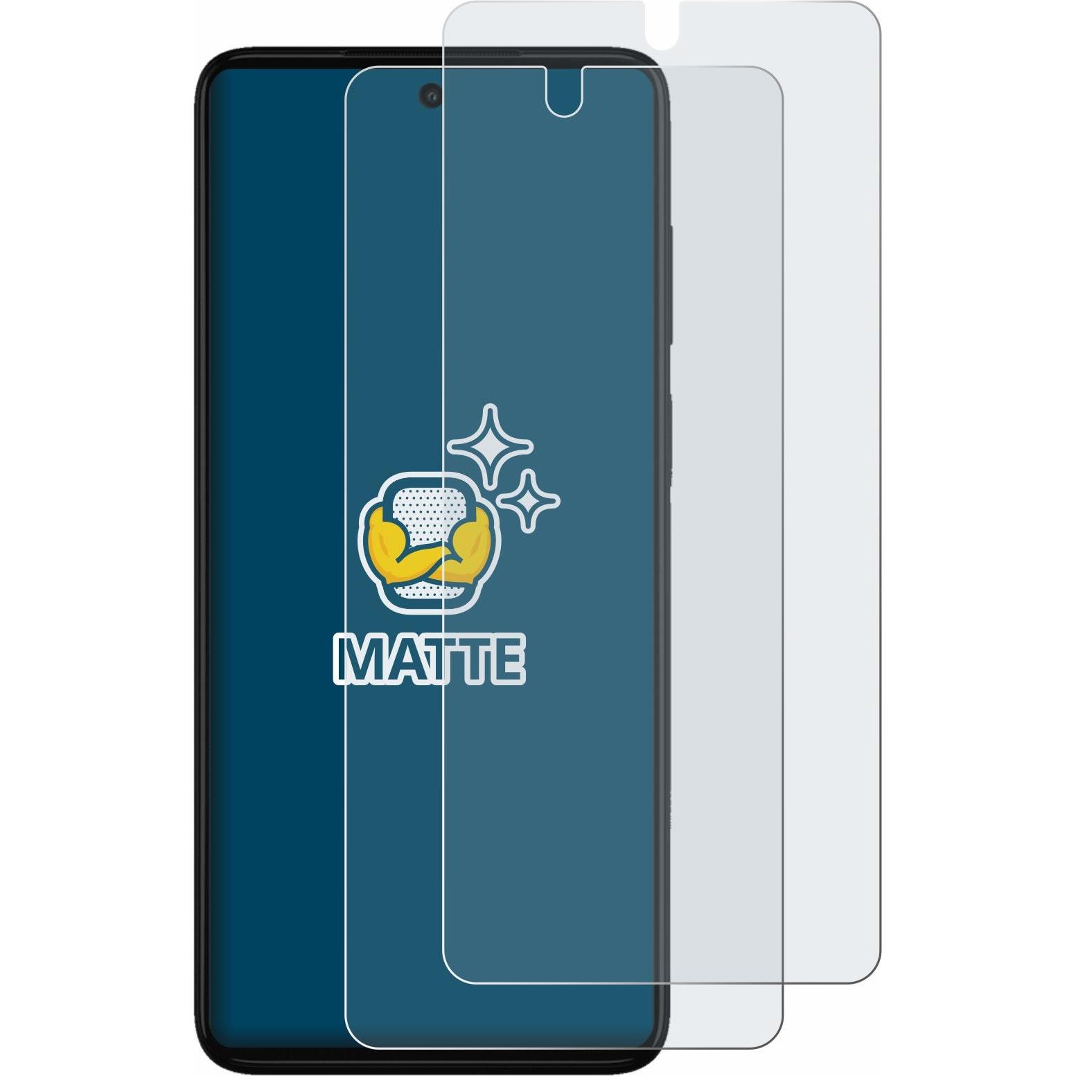 Thumbnail - BROTECT Entspiegelungs-Schutzfolie Displayschutz Matt (2 Stück, Motorola Moto G52), Smartphone Schutzfolie, Grau