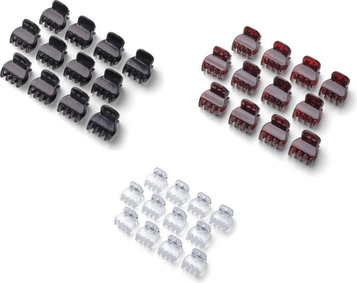 Actual product image Trisa Mini Hairclips 1.5 cm black 12 pcs. (12 pcs.)