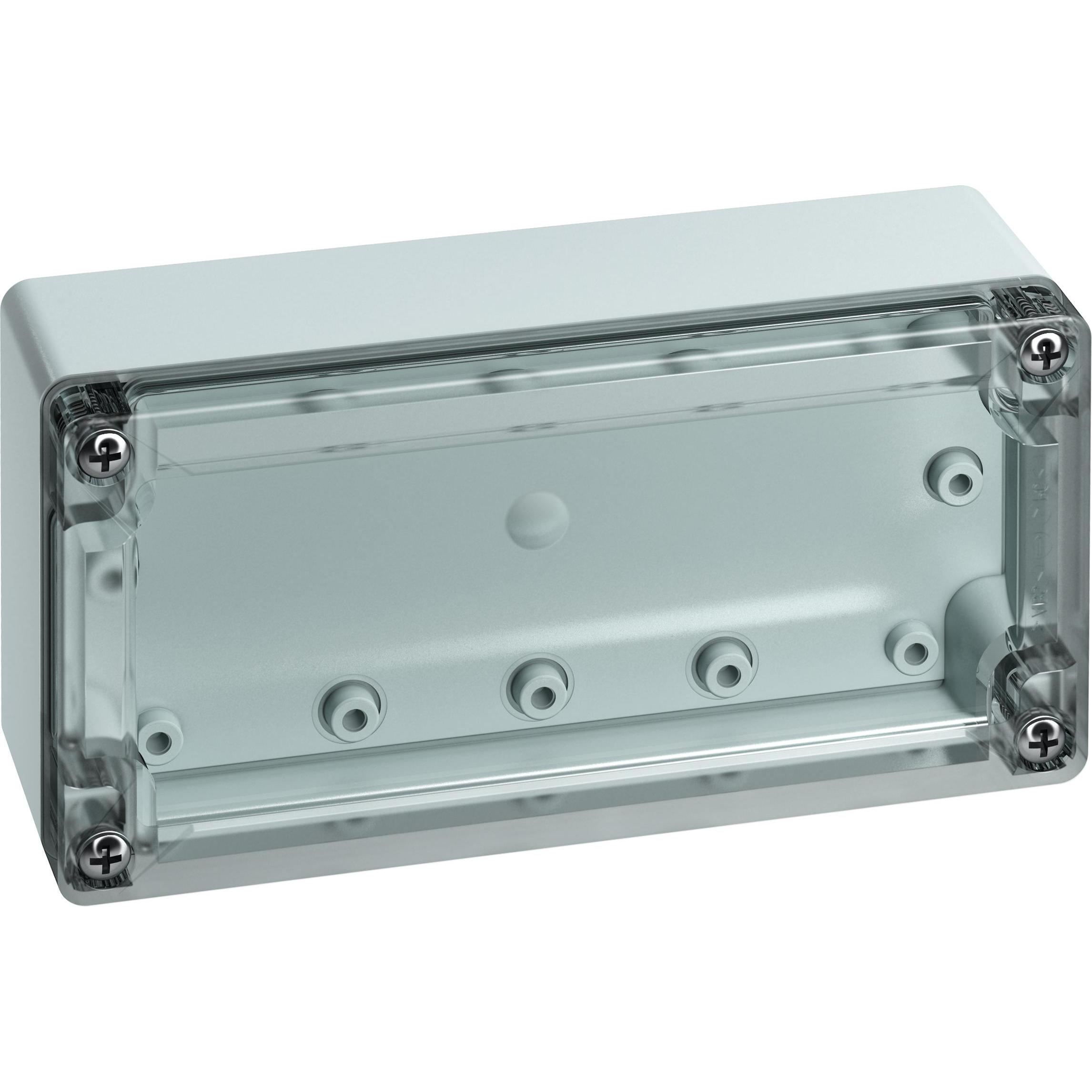 Spelsberg TG IP67 enclosure, PC, clear lid (Gehäuse), Elektronikzubehör + Gehäuse, Grau
