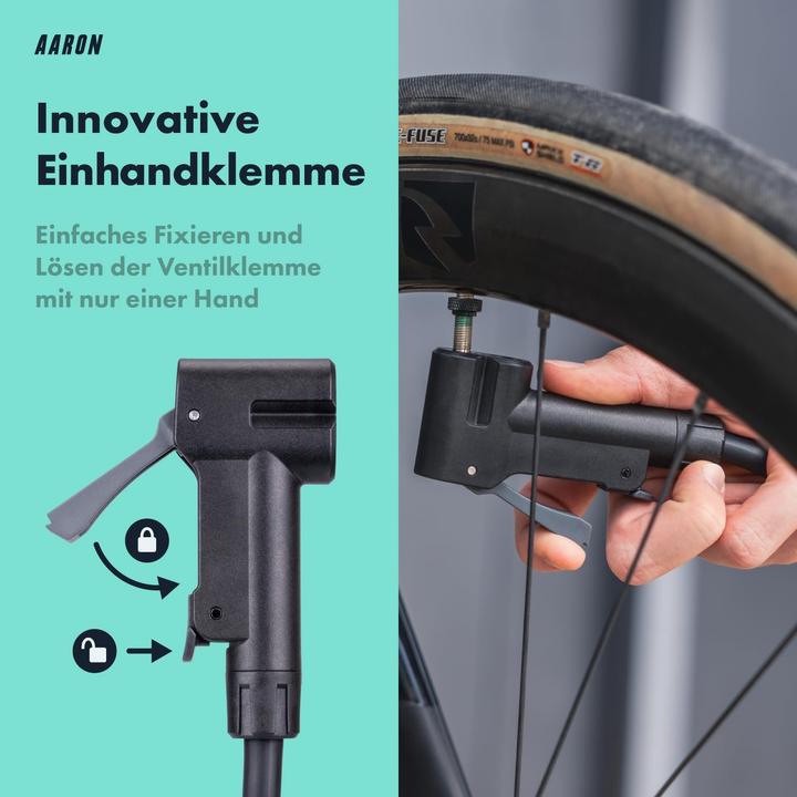 Produktbild Aaron Standpumpe mit Manometer