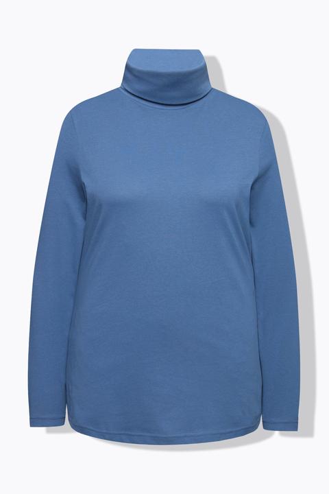 Actual product image Ulla Popken Basic Long Sleeve Slim Fit Turtleneck (46, 48)