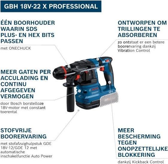 Produktbild Bosch Professional GBH 18V-22 X (Akkubetrieb)