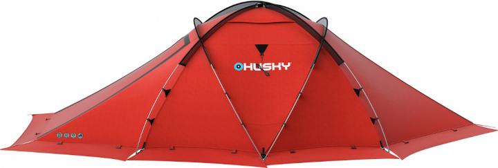 Image du produit Husky Fighter Extreme 3 4 Lichtgewicht Tent 3 - Rood - 3 Persoons (Tente tunnel, 4.80 kg, 4 personnes)