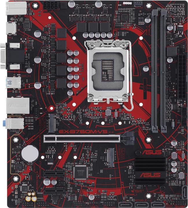 Produktbild ASUS EX-B760M-V5 (LGA 1700, Intel B760, mATX)