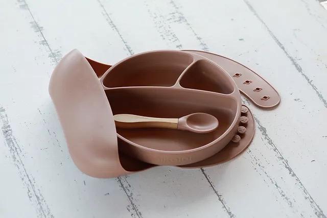 Productafbeelding Minikoioi BLW Set II bord + slab + lepel