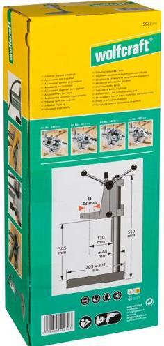 Actual product image wolfcraft 1 drill rig