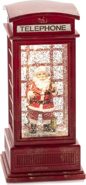 Produktbild Konstsmide Wasserlaterne klein, Telefonzelle mit sprechendem Weihnachtsmann